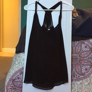 Black tank top
